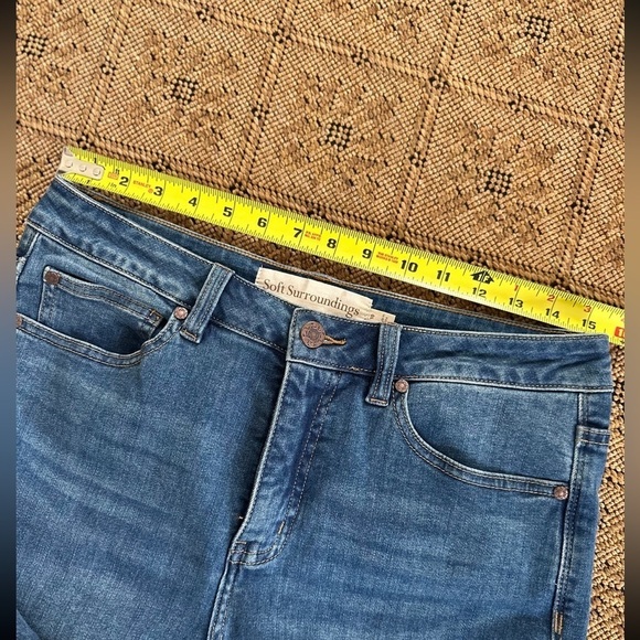 Soft Surroundings The Ultimate Denim High Rise Bootcut Jeans Size 10 - Picture 6 of 8